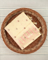SC3018 - Linen Copper And Silver Butta With Stone